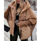 ⏳Limited-time 50% off⏰Women’s Oversized Hooded Patchwork Puffer Coat🧥