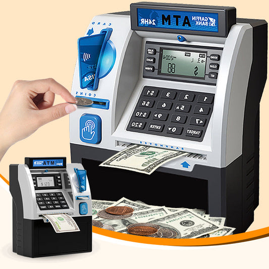 Elektronischer Geldautomat, batteriebetriebene Schweinebank Box, jar Schweinebank, Heimdekorationen, Geschenke für Jungen und Mädchen
