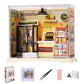✨DIY-Miniaturhaus-Bausatz mit LED & Werkzeugen