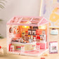 ✨DIY-Miniaturhaus-Bausatz mit LED & Werkzeugen