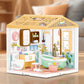 ✨DIY-Miniaturhaus-Bausatz mit LED & Werkzeugen