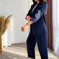 Damen-Zweiteiler: Klassischer Blazer & Hose