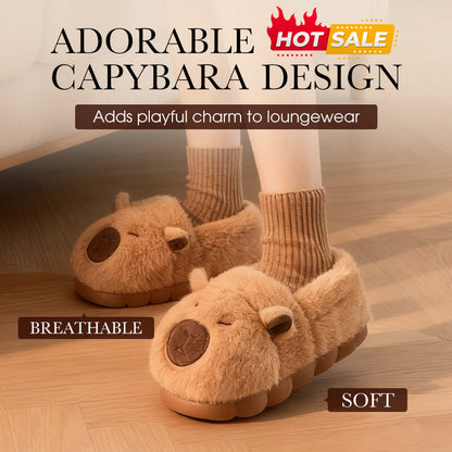 🔥Black Friday Sonderangebote： 60 % Rabatt!🎉Warme, rutschfeste Capybara-Hausschuhe für den Innenbereich