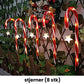 🔥Solarbetriebene Weihnachtsdekorationen: Zuckerstangenlampen