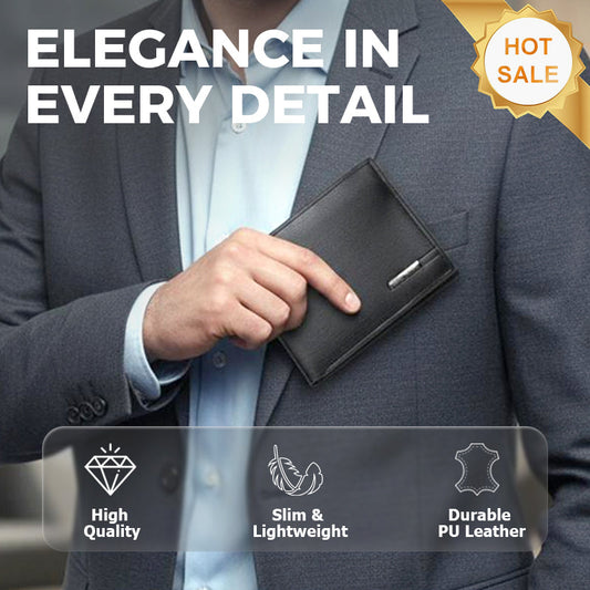 🎁2025 Schlanke Herrenbrieftasche mit Ausweisfach