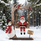 🎄3D Santa in Holz auf Swing Dekor Tisch