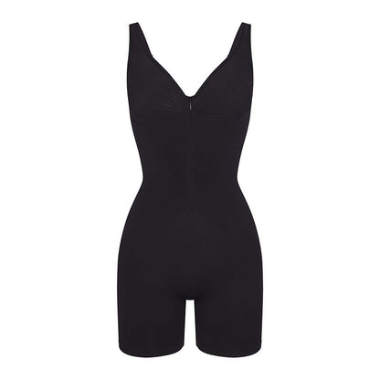 ⏰Zeitlich begrenztes Angebot: 60 % Rabatt🔥Frauen Front Reißverschluss nahtlose Bauch Control Shapewear