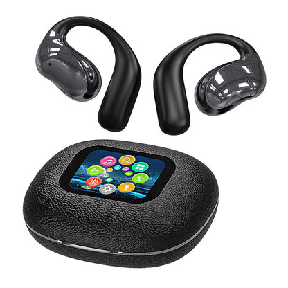 🎧🎶 Smart Sport Clip-On Bluetooth Kopfhörer mit digitalem Bildschirm