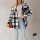 🍂🧥2025 Neue Damen Classic Cozy Plaid Kapuzenjacke