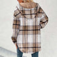 🍂🧥2025 Neue Damen Classic Cozy Plaid Kapuzenjacke