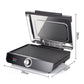 🔈🔈 Rabatt am letzten Tag – 60 % Rabatt 🔥🔥2200W Rauchfreier Indoors Grill mit Antihaft-Grillplatte