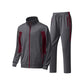 Herren-Laufjacke mit durchgehendem Reißverschluss und Hose, zweiteiliges Set