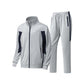 Herren-Laufjacke mit durchgehendem Reißverschluss und Hose, zweiteiliges Set
