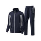 Herren-Laufjacke mit durchgehendem Reißverschluss und Hose, zweiteiliges Set