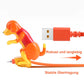 Schnelllade-Datenkabel mit Welpenmotiv, kompatibel mit Android- und Apple-Smartphones mit USB‑C- und Lightning-Anschluss.
