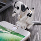 Schnelllade-Datenkabel mit Welpenmotiv, kompatibel mit Android- und Apple-Smartphones mit USB‑C- und Lightning-Anschluss.