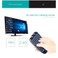 🖥️🔘Drahtlose Fernbedienung, 1 Zählung drahtlose Tastatur Air Mouse Fernbedienung, Universal Fernbedienung für Projektor HTPC & PC, kompatibel mit Nvidia Shield & Android TV