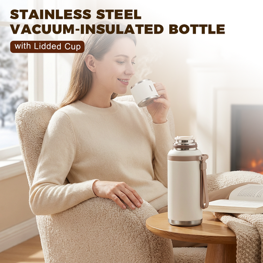💥Neujahrsangebot 66 % ☕💧 Vakuumisolierte Edelstahlflasche 600ml – Perfekte Temperatur den ganzen Tag!