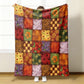 Kuschelige und weiche Flanelldecke mit Blumenmuster