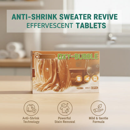 📢📢50 % Rabatt!! ⏰ Anti-Schrumpf Pullover-Tabletten – Schützt die Form, Macht Weich & Farbschonend 🧺