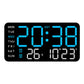 📢📢50 % RABATT !! ⏰Multifunktionale dekorative LED-Digital-Wanduhr，Die grenzenlose Digitaluhr für das moderne norwegische Zuhause