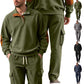 🔥Hot Sale Offers-Men’s Trendy Pullover and Cargo Pants 2-Piece Set🔥Kauf 2 Artikel versandkostenfrei🔥