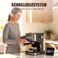 Espressomaschine für den Haushalt mit Dampflanze