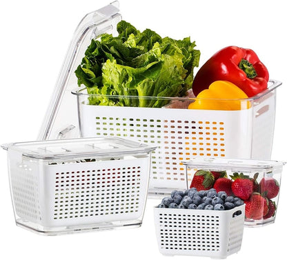 🔥HEISSER ANGEBOT 50 % RABATT – Frischwaren-Aufbewahrungsbehälter für Gemüse und Obst