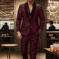 🔈🔈NEU EINGETROFFEN 2026 – 53 % RABATT!!! 🧥👖 Schwarzer Herren-Smoking mit Glitzer