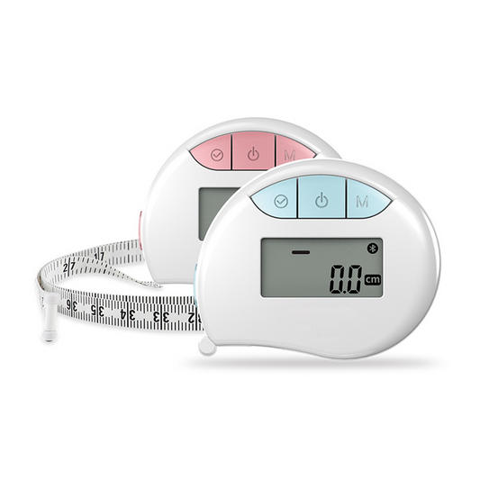Maßband Körper Smart Körpermassband, Bluetooth Massband Körper zum Messen der Körperumfänge von Bizeps, Brust, Hüfte, Waden, Oberschenkel und Hals, Maßband Nähen in CM Oder Zoll