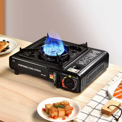 Camping Gaskocher mit Piezozündung – Tragbarer Gasherd für Outdoor, Notfall & Reisen.Zur Plancha und zum Kochen im Freien – Campingkocher für Barbecue und Wohnwagen,Campingkoche