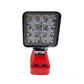 Makita 18V Arbeitslicht, 2-Modus LED Flutlicht mit zwei USB-Anschlüssen für Notfall