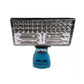 Makita 18V Arbeitslicht, 2-Modus LED Flutlicht mit zwei USB-Anschlüssen für Notfall