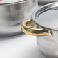 🍳 57% RABATT! 🔥 10-teiliges Kochset – Robuster Edelstahl, Glasdeckel & Elegante Gold-Akzente für Eine Stilvolle Küche ✨
