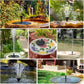💎50% SOLAR-SPRINGBRUNNEN! 💎 4 Düsen, Kabellos & Schwebend für Garten, Teich & Vogelbad