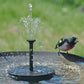 💎50% SOLAR-SPRINGBRUNNEN! 💎 4 Düsen, Kabellos & Schwebend für Garten, Teich & Vogelbad