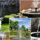💎50% SOLAR-SPRINGBRUNNEN! 💎 4 Düsen, Kabellos & Schwebend für Garten, Teich & Vogelbad