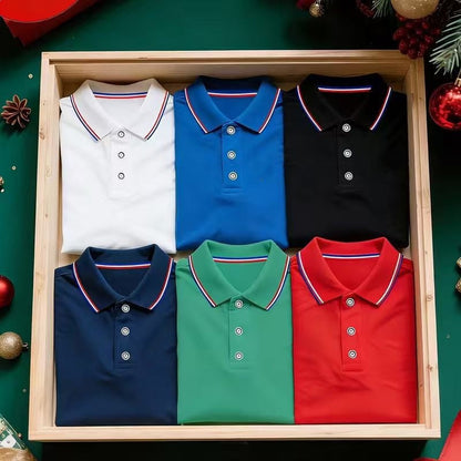 👔 LIMITIERTES ANGEBOT: 50% RABATT! ⛳ Golf-Freizeit-Set für Herren – Atmungsaktive Kurzarmhemden mit Kragen 🎯