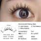 Agnetic Wimpern All-in-One Box, wiederverwendbar, kleberfrei, wasserdicht, leicht, natürlicher Look