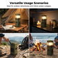 Multifunktionale Outdoor-Laterne mit Lautsprecher und Radio