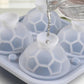 Silikon-Eisballform in Fußballform