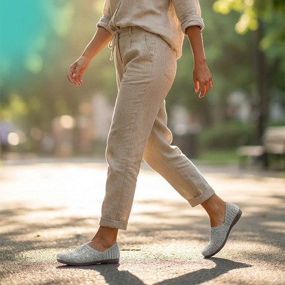 👟 50% RABATT! ✨ Atmungsaktive Strick-Freizeitschuhe für Damen – Kühler Tragekomfort, Flexible PVC-Sohle & Ideal Für Lange Spaziergänge 🚶‍♀️