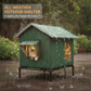 🏠 Nur für kurze Zeit: 50% Rabatt! 🐈 Erhöhtes Outdoor-Katzenhaus für jedes Wetter – Wasserdicht, isoliert, faltbar 🌧️