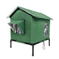 🏠 Nur für kurze Zeit: 50% Rabatt! 🐈 Erhöhtes Outdoor-Katzenhaus für jedes Wetter – Wasserdicht, isoliert, faltbar 🌧️