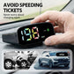 Solarbetriebener Auto-HUD-Tachometer