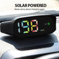 Solarbetriebener Auto-HUD-Tachometer